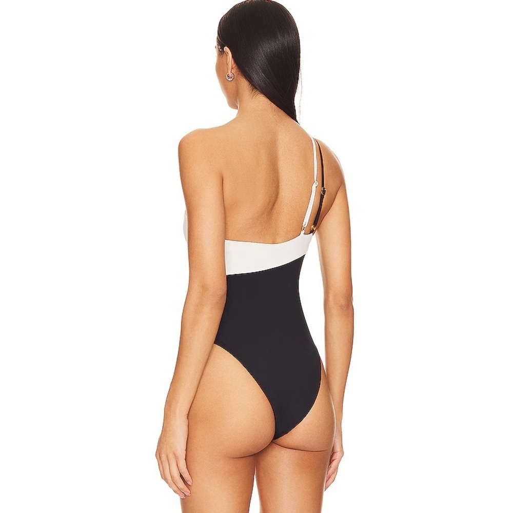 L*Space Raquel Colorblock One-Shoulder One-Piece Swimsuit $169 - Picture 9 of 13